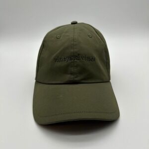Vineyard Vines Performance Hat Mens Olive Green Adjustable Buckle Cap Ripstop